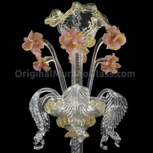 Venetian Chandelier Fiorentina - Rezzonico - Murano Glass - 6 lights