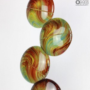 Galassia - Sculpture in chalcedony - Original Murano glass Omg