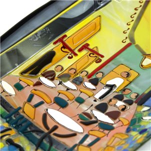 Le plateau à café - Hommage à Van Gogh - Ovale