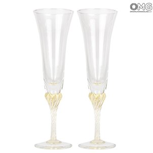 Lot de 2 flûtes à champagne et à prosecco