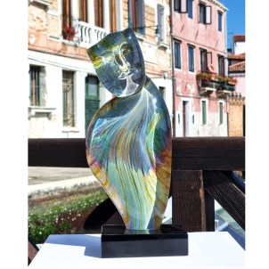 Tributo a modigliani - Vetro di Murano Originale