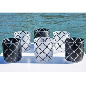 Set of 6 Drinking glasses - Chic - Original Murano Glass OMG