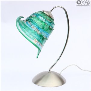 Lampada da tavolo Calla a Sbruffi - Vetro di Murano
