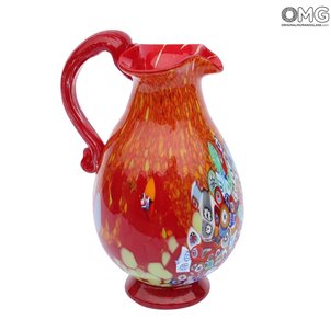Carafe Primavera Rossa - Verre soufflé - Verre de Murano