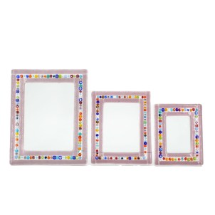 Cadre photo - Lilla et Murrine - Verre de Murano authentique OMG