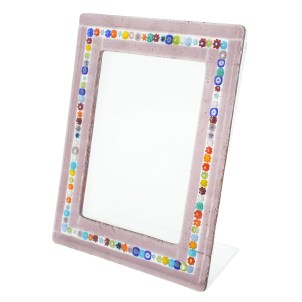 Cadre photo - Lilla et Murrine - Verre de Murano authentique OMG