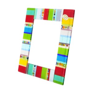 Cadre photo Nuance - Murrine et cannes - Verre de Murano authentique OMG