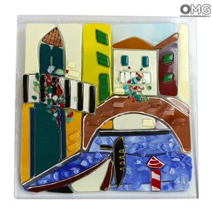 View of Venice - Glass Paint