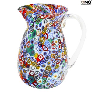 Carafe Millefiori - Verre de Murano authentique OMG