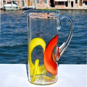 Caraffa Policroma - Chagall - Vetro di Murano Originale OMG
