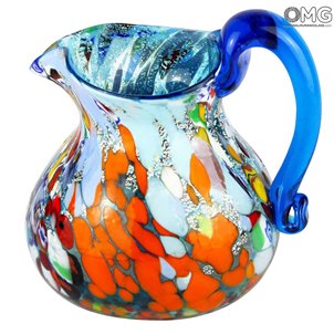 Carafe - Bleu clair - Verre de Murano authentique OMG