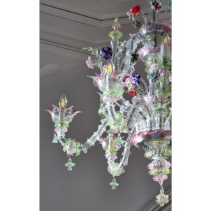 Venetian Chandelier - Rezzonico Primavera - Original Murano Glass