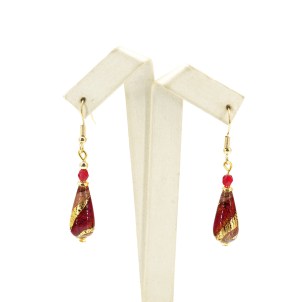 red_gold_murrine_earring_emily_original_murano_glass_omg