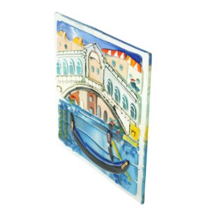 Rialto Bridge - Venice Tribute - Original Murano Glass OMG