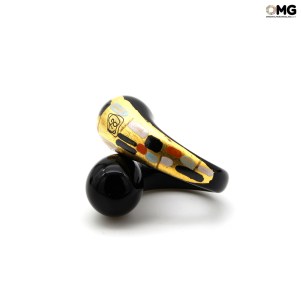 Klimt ring - 24kt Gold - Original Murano Glass OMG