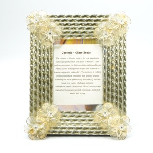 Cadre photo doré « Miroir vénitien » - Cadre élégant