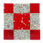 Rouge - Wall Clock - Murrina Red - Big- Original Murano Glass OMG