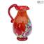 Carafe Primavera Rossa - Verre soufflé - Verre de Murano
