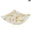 Assiette Nuance - Blanche - Verre de Murano original OMG