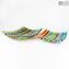 Assiette Nuance - Murrine - Verre de Murano authentique OMG