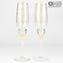 Champagne Drinking Glass  Barocco Flutes - 6 Pieces Set 