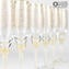 Champagne Drinking Glass  Barocco Flutes - 6 Pieces Set 