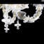Venetian Chandelier 12 lights Cimiero crystal and gold - Rezzonico - Murano Glass
