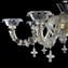 Venetian Chandelier 12 lights Cimiero crystal and gold - Rezzonico - Murano Glass