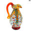 Carafe - Armonia - Verre de Murano, murrine et argent