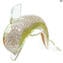 Dolphin sculpture - multicolor - Original Murano Glass