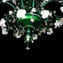 Venetian Chandelier Rosetto Bucolico - Green - Original Murano Glass